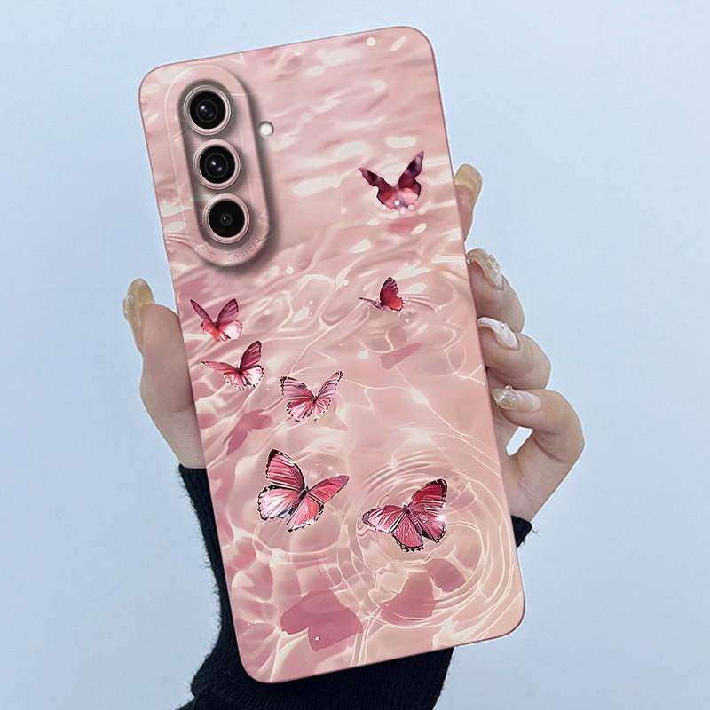 Для Samsung Galaxy A37 A57 5G Чехол Модный Минимализм Масляная Живопись Цветок Силиконовый Мягкий Корпус Новый Дизайн Ударопрочная Задняя Крышка