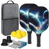 Ракетка и мяч для пиклбола из углеродного волокна, подарочный набор для занятий спортом на открытом воздухе