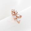 Shavi Point Piercing Cubic Rose Gold 14K Gold Needle
