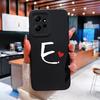 Для Redmi Note 12 12R 12S 13 13R 5 Turbo 3 4 чехол для телефона Lucky 26 Letter мягкий жидкий силиконовый чехол против падений прочный корпус против отпечатков пальцев для Redmi Capa