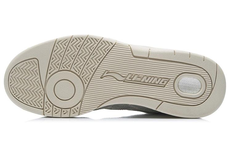 Li Ning 937 Deluxe Высокие Винтажные Баскетбольные Кроссовки Женские Серебристые AGBR080-2
