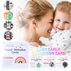 Baby Visual Stimulation Card Toy Black And Cards High Contrast Visual Stimulation Shape Card Toys