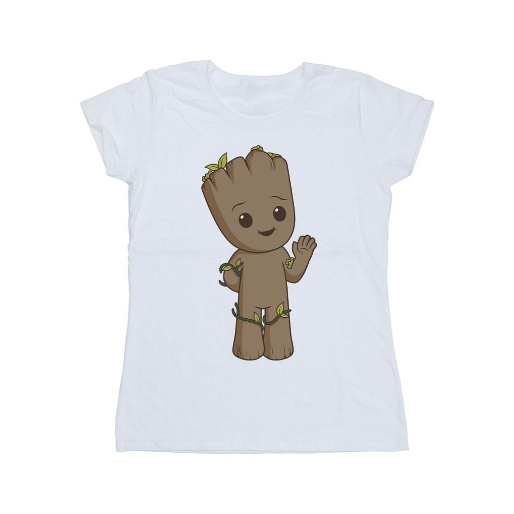 Marvel Womens/Ladies I Am Groot Cute Groot Cotton T-Shirt