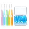 60 Pcs Push-pull Toothpicks I-shape Toothbrush PE Oral Cleaning Tools  Oral Cleaning