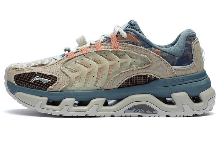 Men's Sneakers Li-Ning Li Ning Canglan Low top Running Shoes Men's Aromatherapy Apricot
