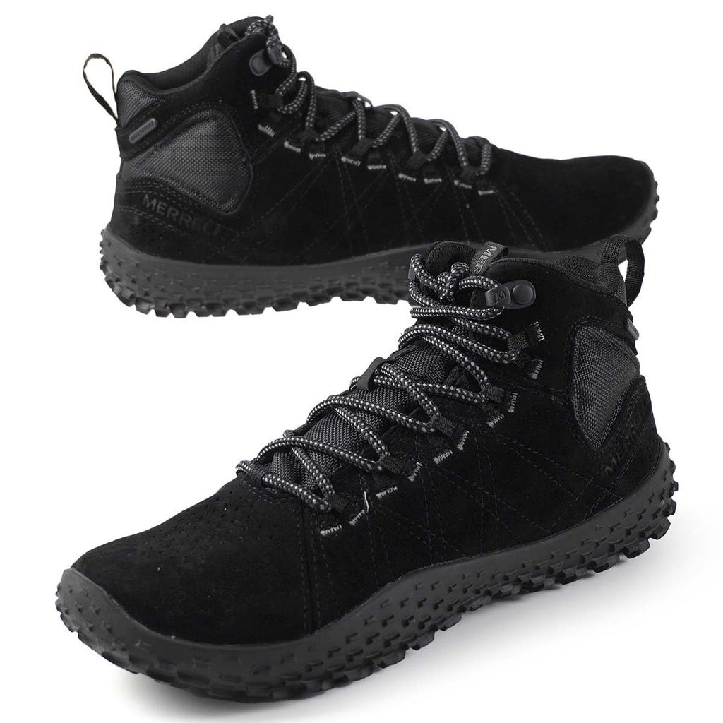[Merrell] Туристические ботинки WRAPT MID WATERPROOF Мужские, Черный/Черный, Размер 26.5 см, 2E