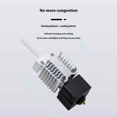 Креативный набор сопел для хотенда Ender 3 V3 Se, эффективный нагрев, охлаждение, отвод тепла, горлышко из нержавеющей стали, аксессуары для 3D-принтера