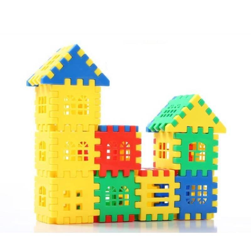 Pp Plastic Big Building Blocks Playset Non-electric Easy To Assemble