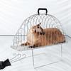 Переносная клетка для купания кошек с кронштейном Профессиональная переноска для сушки Предотвращает появление царапин Аксессуары для зоомагазинов Товары для кошек