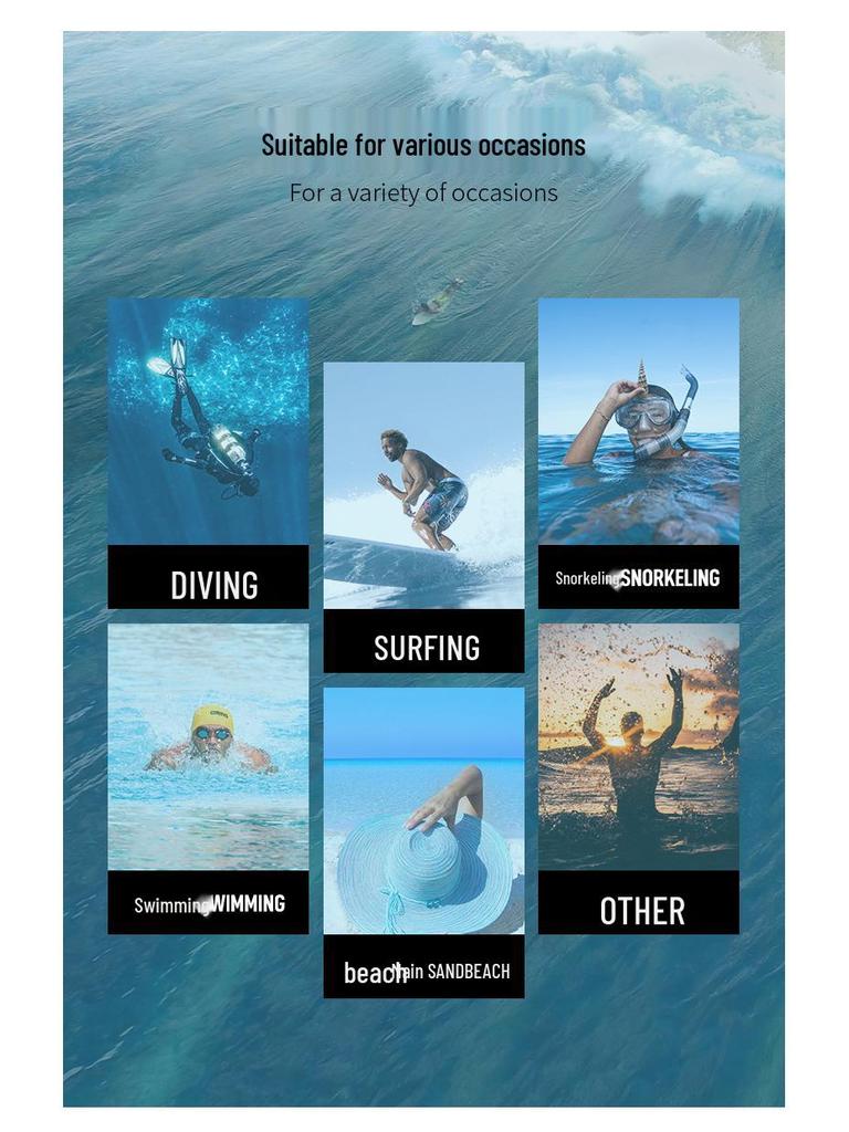 OUZO 5mm Camouflage Non-Slip Dive Booties: Shorty Snorkeling & Swimming Socks, Wear-Resistant & Warm for Beach.