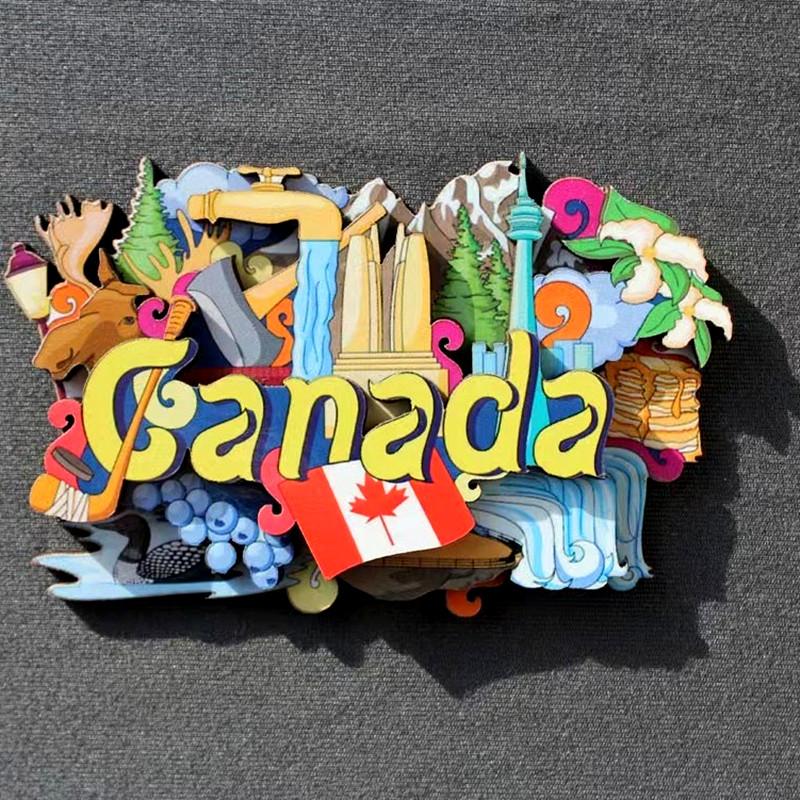 Винтажные деревянные магниты на холодильник, деревенские магниты на холодильник, сувениры, Австралия, Америка, Лас-Вегас, Таиланд, креативные изделия ручной работы