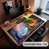 Sunset Landscape Theme Custom Mouse Pad Personalized With Name Text Customized Desk Mat For Office Home Decor