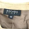 Escada SPORT Платье без рукавов из натуральной кожи ягненка 36 S Мини Длина до колена Коричневое платье(ИСПОЛЬЗОВАЛ)