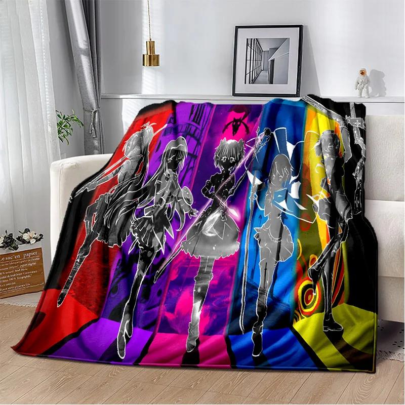 Одеяло с рисунком Puella Magi Madoka Magica, мягкое одеяло для дома, спальни, кровати, дивана, пикника, путешествия, офиса, детское одеяло