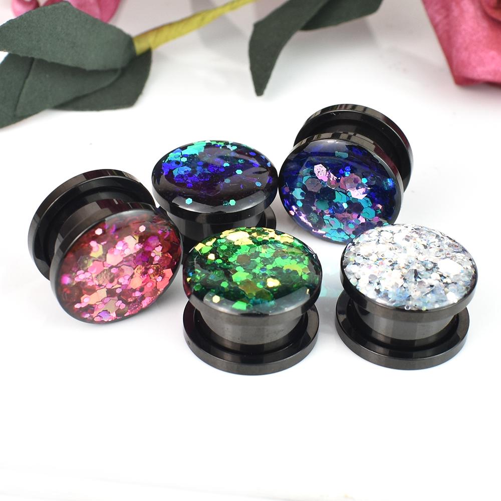 2 шт. 3-30 мм металлического цвета, ушные манометры, туннели и заглушки из нержавеющей стали, расширители ушей, шпильки, растягивающиеся ювелирные изделия для пирсинга