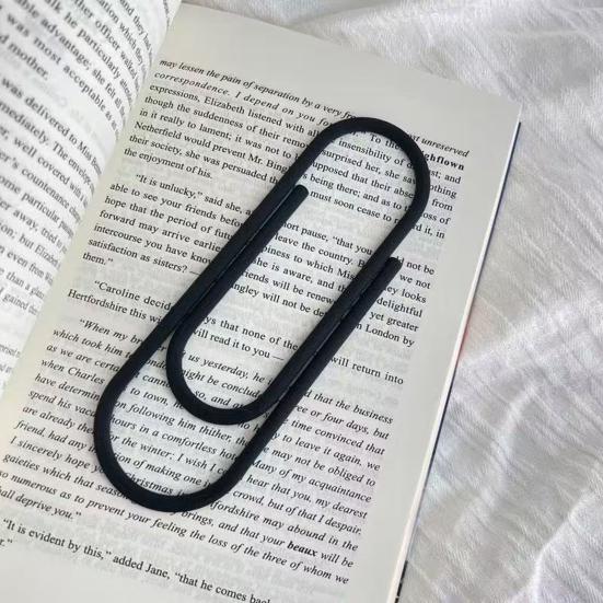 Гигантская скрепка для бумаги, напечатанная на 3D-принтере, Закладка в форме большой скрепки для бумаги, Декоративная закладка-скрепка Extra Big, Подарок для любителей чтения