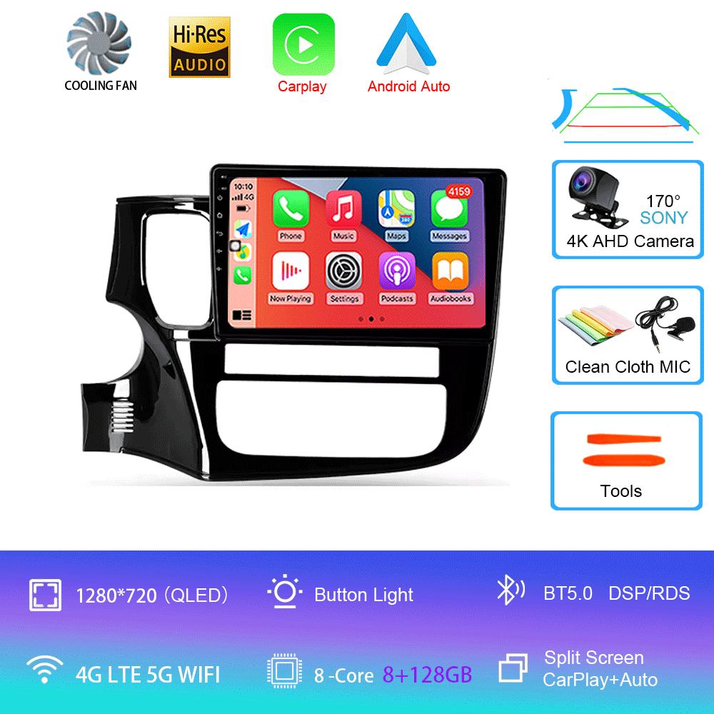 Автомобильное радио Android 14 Carplay для Mitsubishi Outlander 3 GF0W GG0W 2012-2018 Мультимедиа Видео Плеер Навигация Стерео GPS 2din