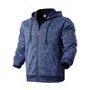 Men's Fleece-Lined Vintage Cation Workwear Hooded Zip-Up Sweatshirt with Utility Pockets