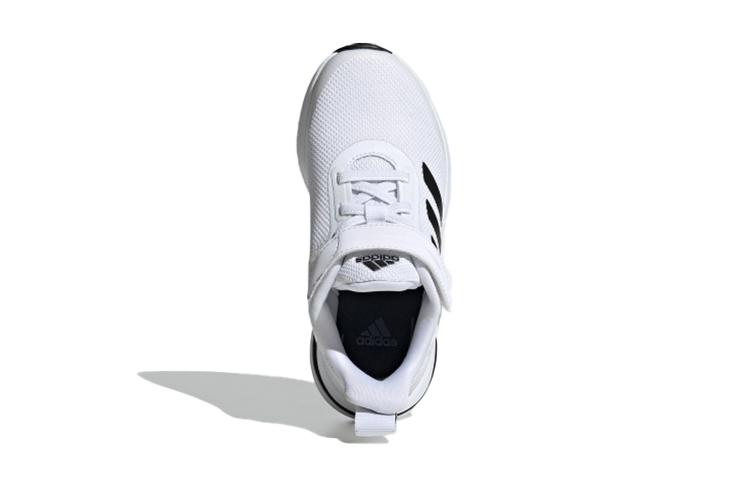 Adidas Fortarun EL K Abrasion Resistant Abrasion Resistant Low top Kids' Running Shoes White Black Kids' FW2578