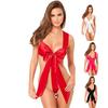 Модное женское сексуальное нижнее белье с бантом Racy Spice Suit Temptation Lingerie Bodysuit Fashion Free Styles