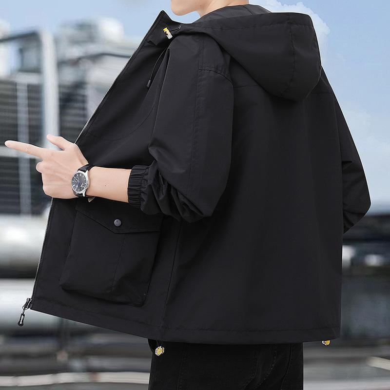 Весенне-осенняя мужская куртка для активного отдыха, свободная повседневная универсальная куртка
