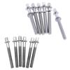 6Pcs Strong Drum Lug Bolts with Washers Drum Tight Screw Drum Tension Rods  for Jazz Drums Repair