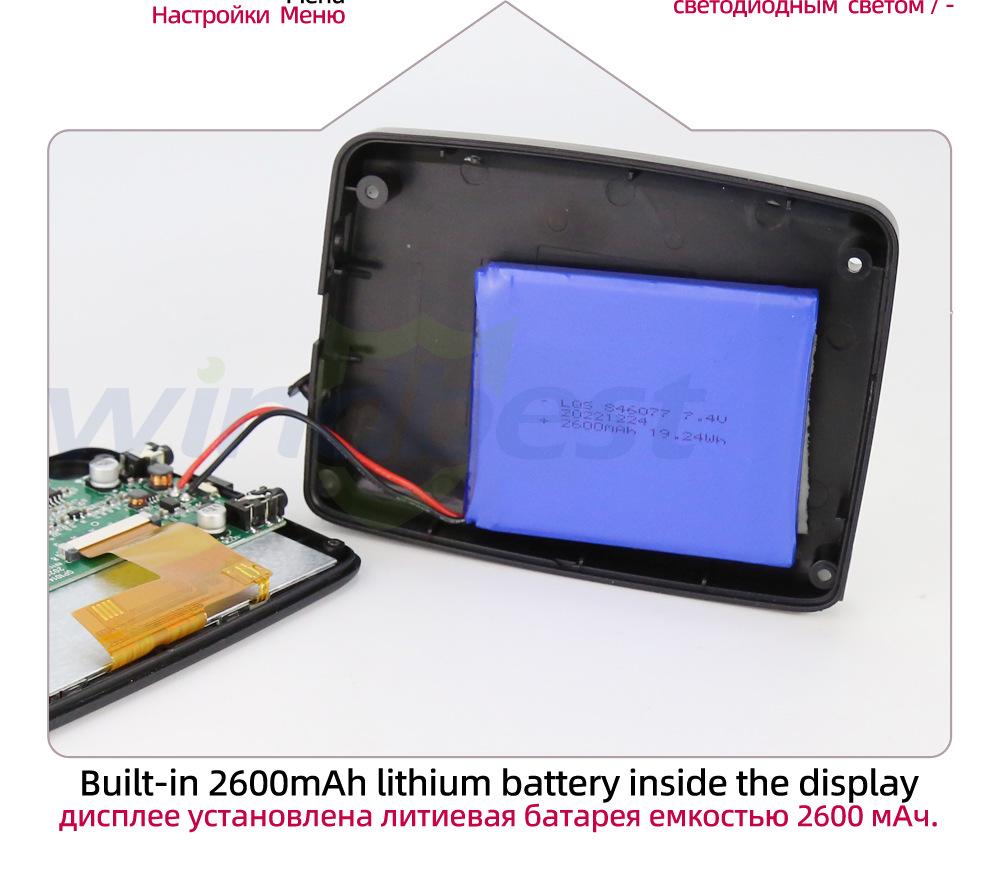 Рыбопоисковый эхолот с камерой для подводной съемки 4,3 дюйма с функцией обнаружения якоря