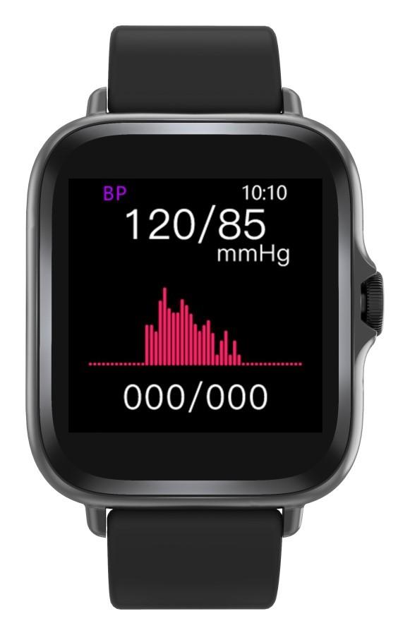 DENVER SWC-156 - Смарт-часы Bluetooth со встроенными датчиками пульса, артериального давления и уровня кислорода в крови, Denver