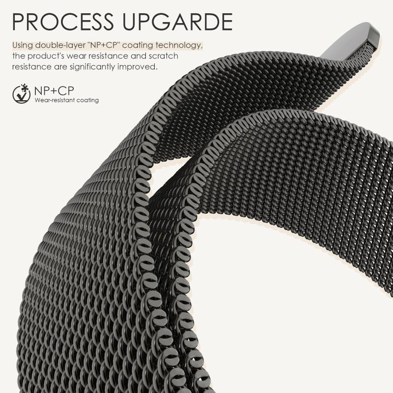 Milanese loop strap For Apple Watch band 11 46mm 44mm 40mm 41mm 42mm 45mm bracelet iwatch series 10 8 7 6 5 4 SE 9 Ultra 3 49mm 3