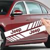 CYHHKS1 Car PVC Stripe Racing Strips Rear View Mirror Stickers Badge For Jeep Gladiator Grand Cherokee Accessory Renegade Wrangler JL JK