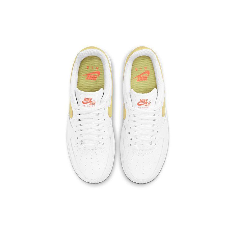 Nike Air Force 1 07 White Light Citron Women Sneakers Bright-Mango 315115-160