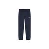 Letter Print Cuffed Casual Knit Sports Pants Women Bottoms Dark-Blue F11W419602F-NV