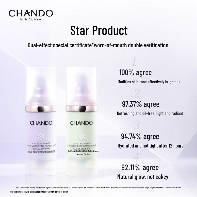 CHANDO Snow Run Whitening Sunscreen & Primer