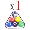 Новые Наборы для Народных Игр Кубики Игровые Реквизиты для Вечеринки Квадрат Круг Треугольник Семейная Игра Ловля Камней Реквизит Набор Гонги Jack для Детей