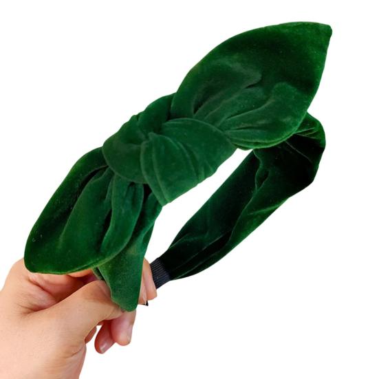 Повязка для волос с красивыми кроличьими ушками, удобная на ощупь, чистый цвет, бант, женские аксессуары для головы