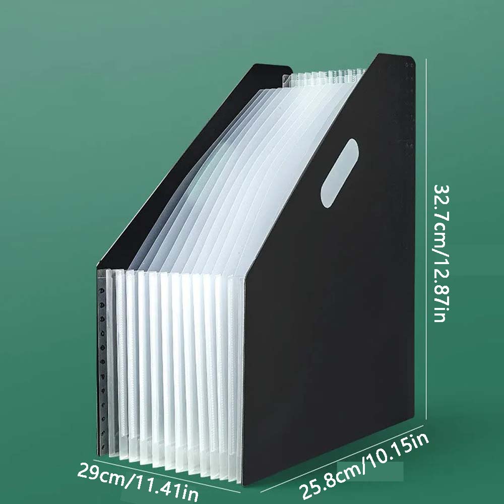 1 шт. Папка формата А4, многослойная сумка для органов, коробка для 13 больших файлов, ручка для удобства переноски