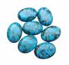 Овальные кабошоны из медной бирюзы с плоской задней стороной для изготовления ювелирных изделий - Камни из голубой бирюзы