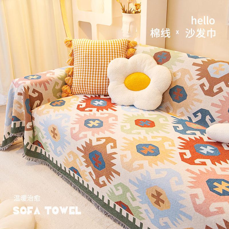 Универсальная подушка для дивана на все сезоны, нескользящее покрывало-полотенце, простое полотенце для всего дивана, чехол-покрывало с полной защитой, ткань-покрывало