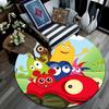 Yo Gabba Gabba!,Round Area Rug,Carpet Rug for Living Room Bedroom Sofa Playroom Decor,Non-slip Floor Mat