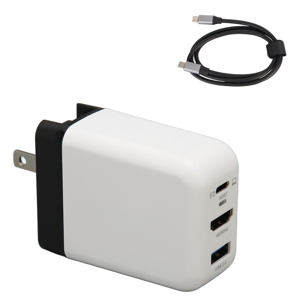 65 Вт USB C зарядное устройство 4K 60 Гц HD мультимедийный интерфейс 3 порта складное GaN зарядное устройство для коммутатора монитора