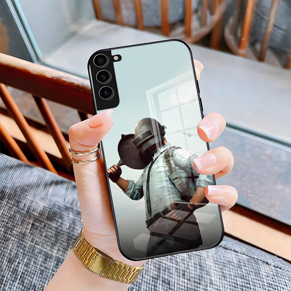 Чехол для телефона PUBG Winner Chicken Dinner для Samsung A25 A13 A33 5G A54 A36 A35 A56 A52 A14 Ударопрочная стеклянная крышка