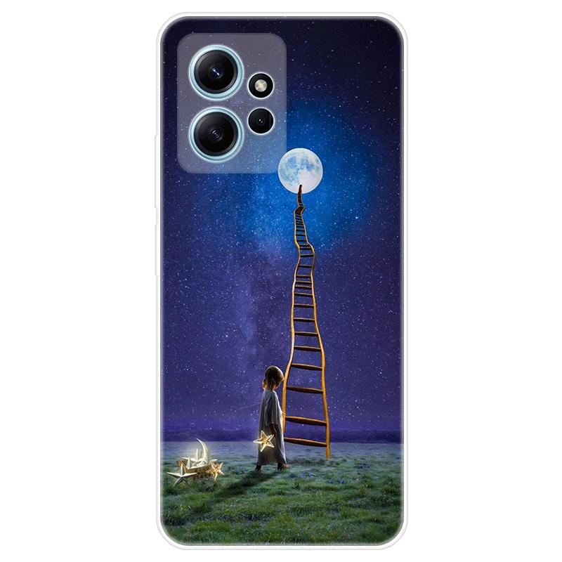 Для Xiaomi Redmi Note 12 Note12 4G чехол Мягкая силиконовая задняя крышка Мультяшный чехол для телефона Разнообразие