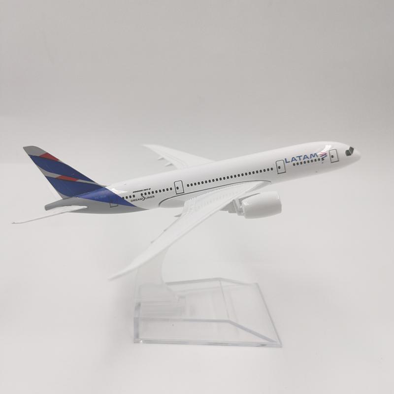 Jason Tutu 16 см Латам Модель самолета Boeing 787 Самолет Самолет Литьевой металл Самолеты Коллекционные Подарки