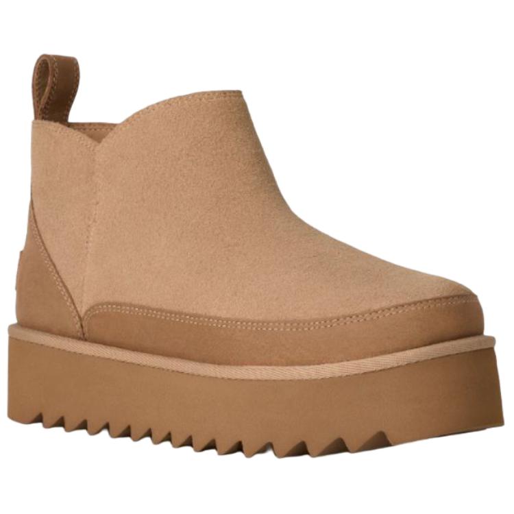 UGG Классические Новые Теплые Универсальные Вьетнамки из Овчины Женские Ботинки Песочные 1166753-SAN
