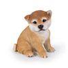 Ubia Sitting Akita Dog Facing X X Doll Animal Garden H16726 Right, 14.8 10.7 15.3 Cm, Figurine, Ornament, Decoration, Dog,