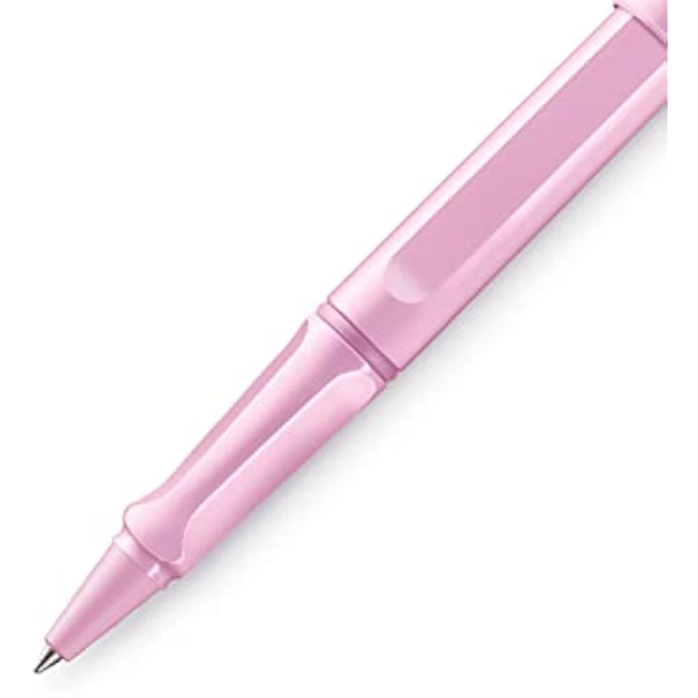Ручка-роллер LAMY из рами Safari, на водной основе, цвет Светло-розовый L3D2LR, обычная, импортная