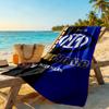 Inter Milan Personalized Text Beach Towel Quick-Dry Soft Microfiber Perfect for Traveling Yoga Camping and Swimming