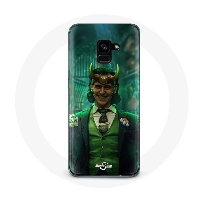 Case for Samsung Galaxy A8 Plus Loki Thor Ragnarok with Helmet Poster Character Series Season 1
