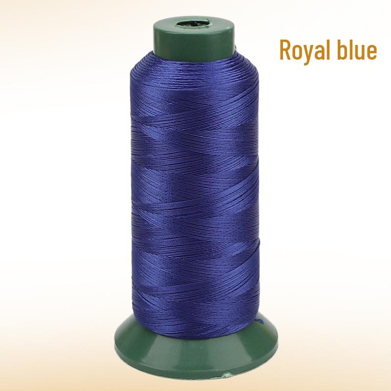 Sewing Machine & Handcraft Thread: High-Strength Mercerized Nylon for Upholstery, Leather, and Jeans