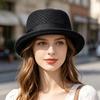 Джазовая шляпа, Складная солнцезащитная шляпа-ухо свиньи с защитой от УФ, Дышащая сетчатая летняя дорожная шляпа для женщин и мужчин